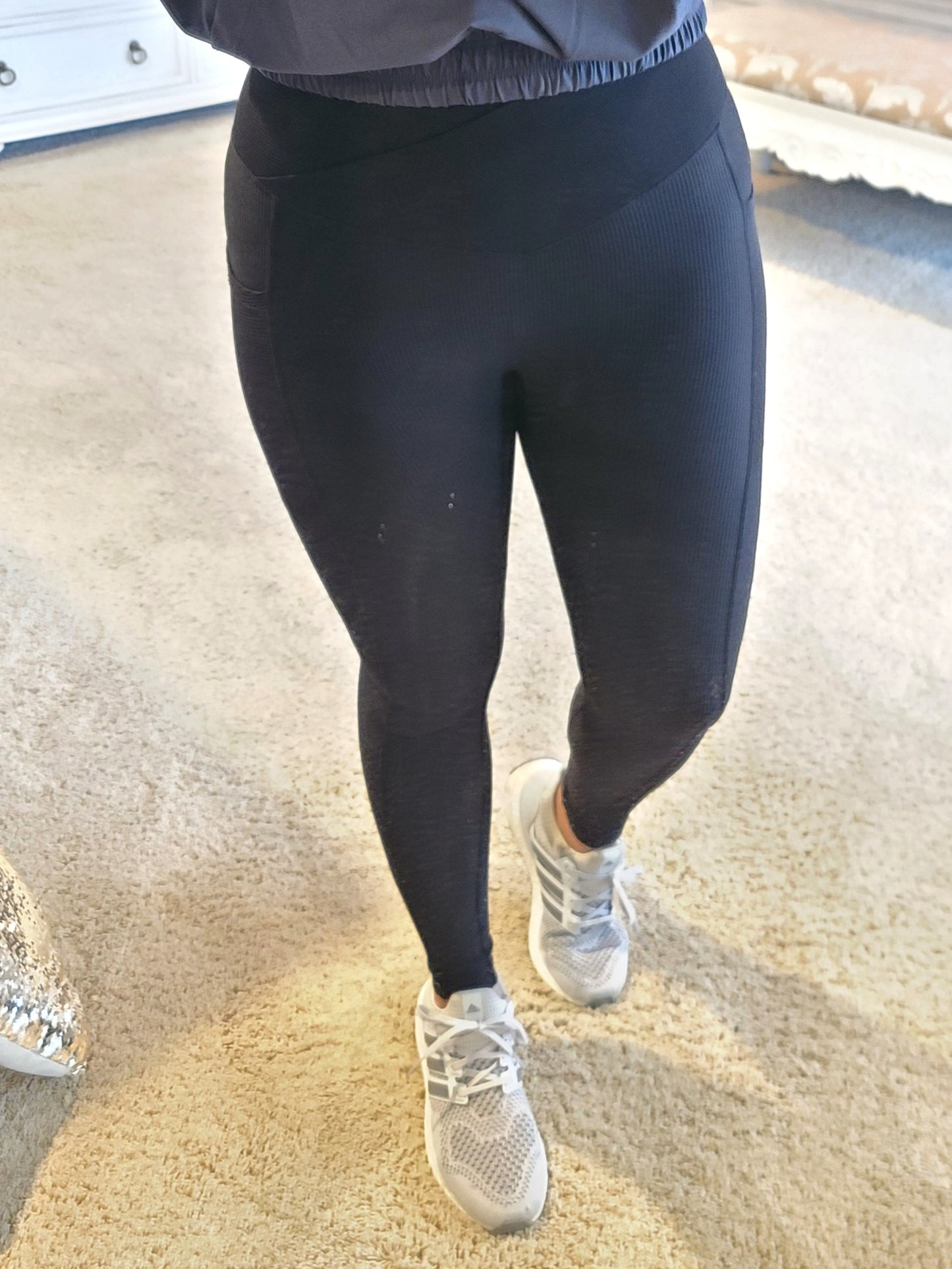 Max Sculpt Crossover Ribbed Leggings