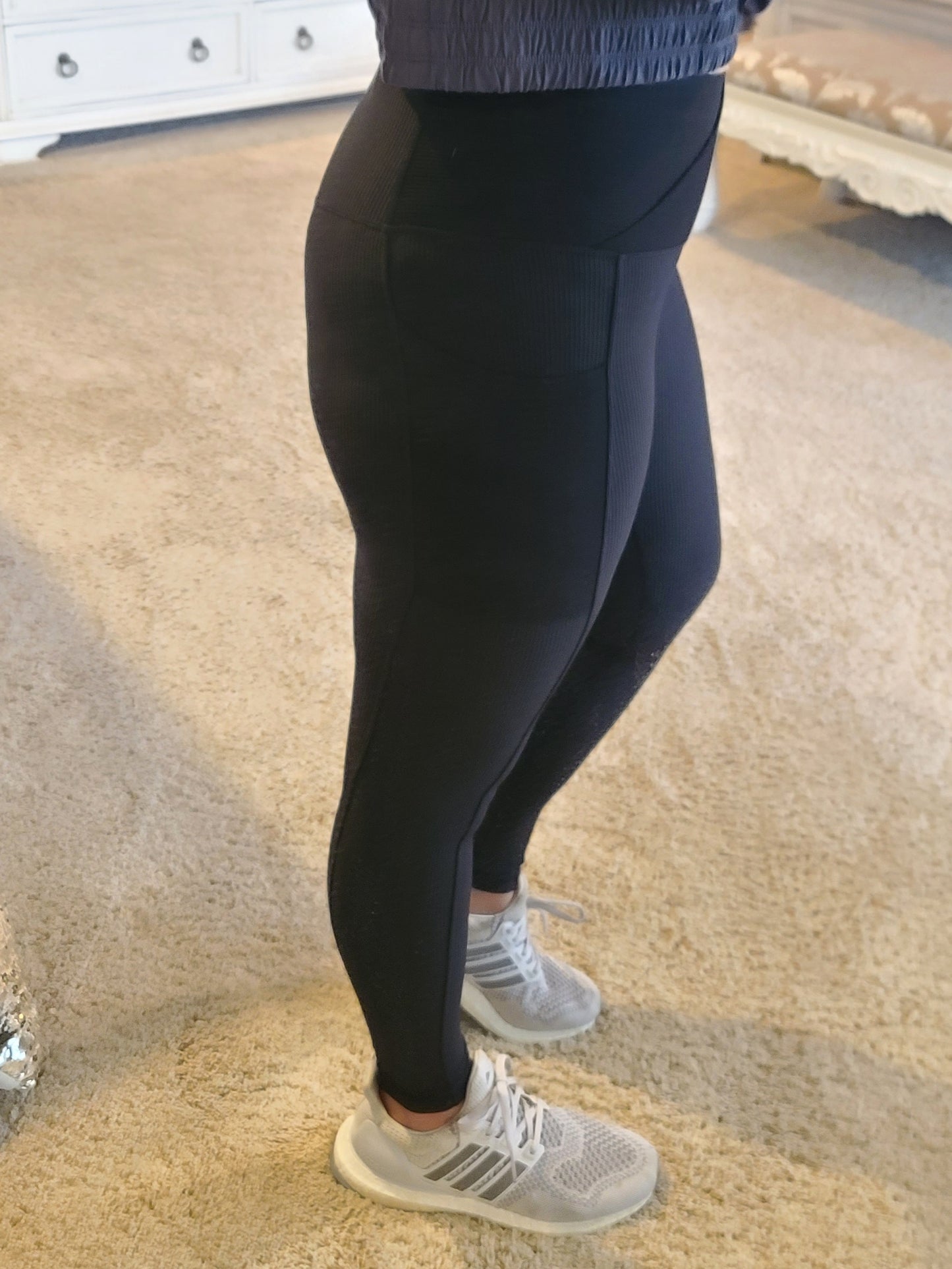 Max Sculpt Crossover Ribbed Leggings
