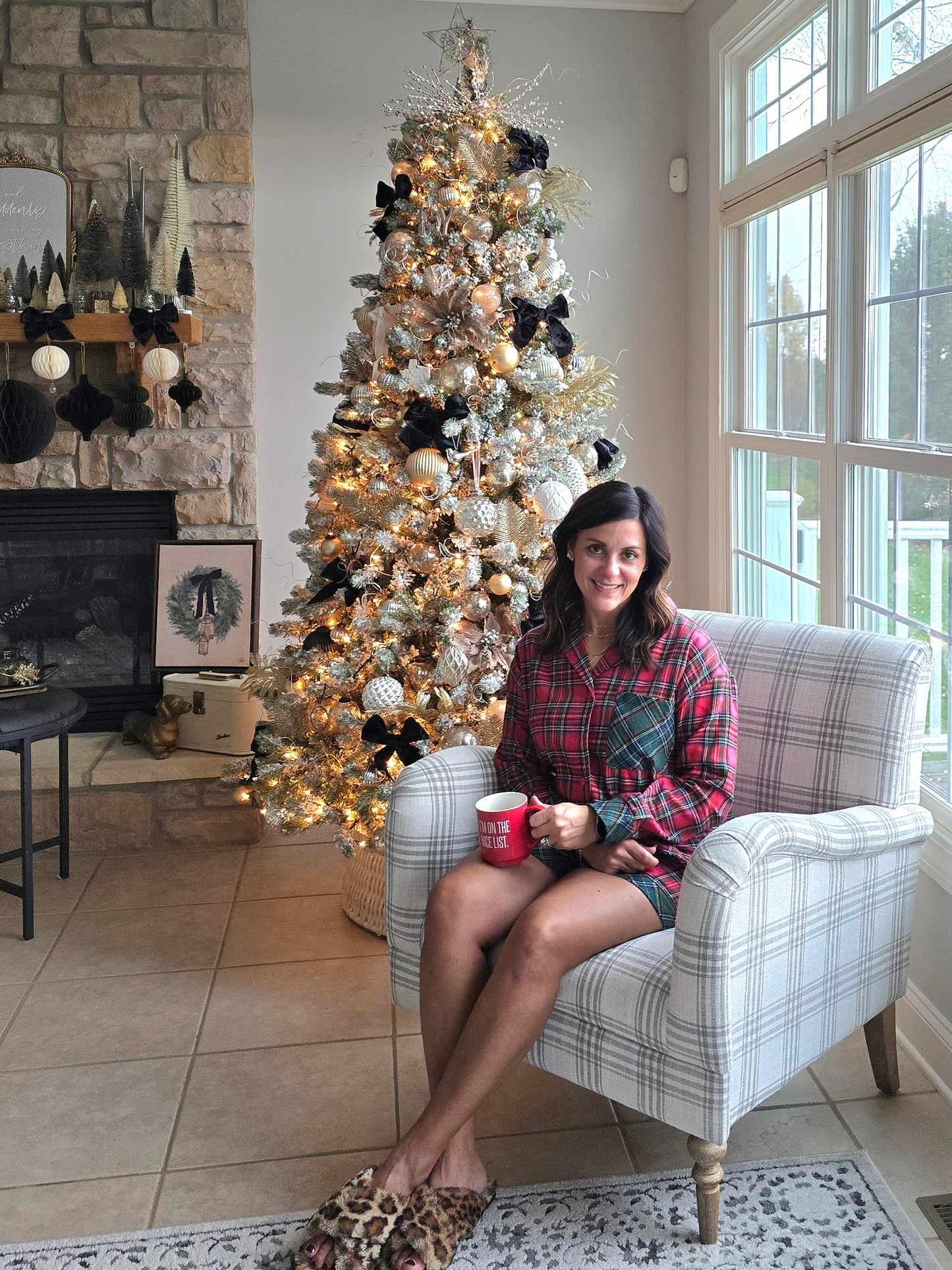 Tartan Plaid Pajama Set