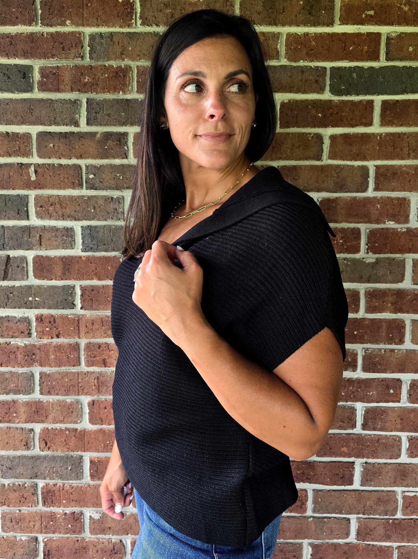 Shawl Collar Pullover Sweater