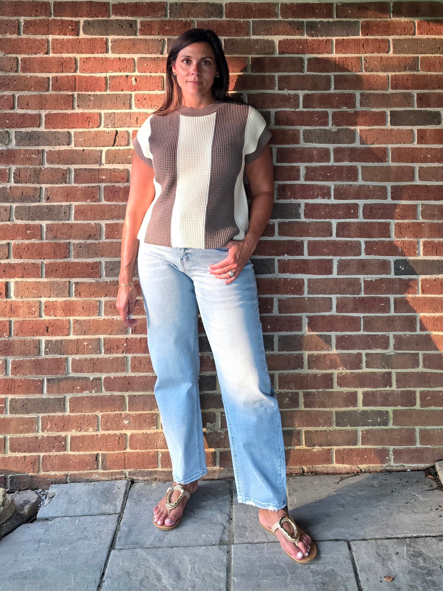 High Rise Barrel Leg Jeans