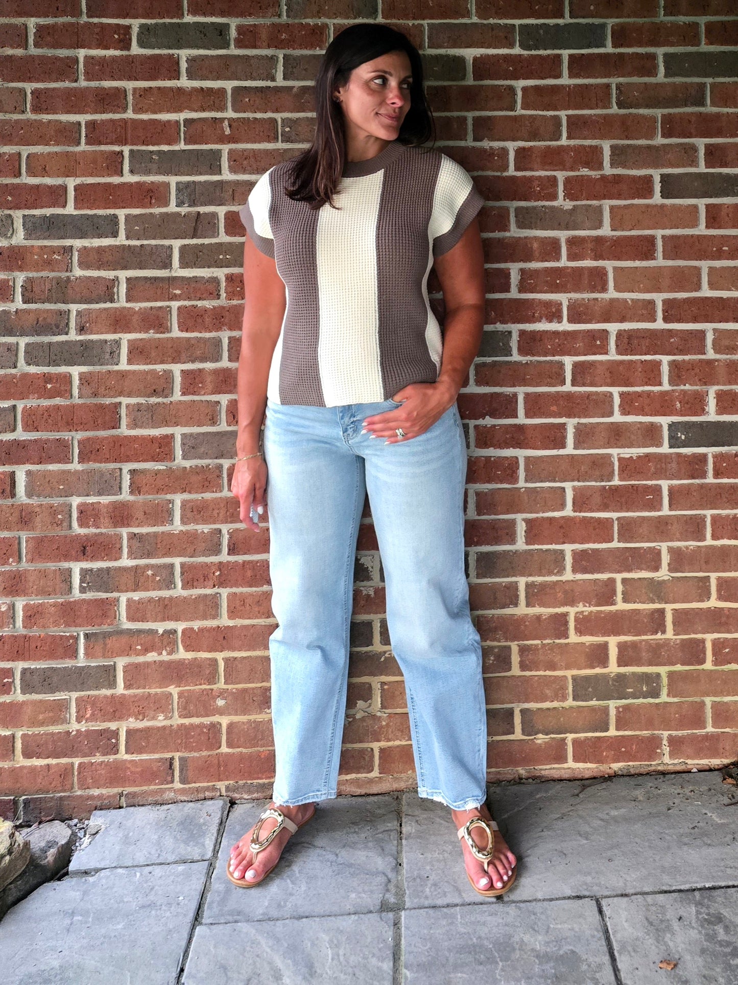 High Rise Barrel Leg Jeans