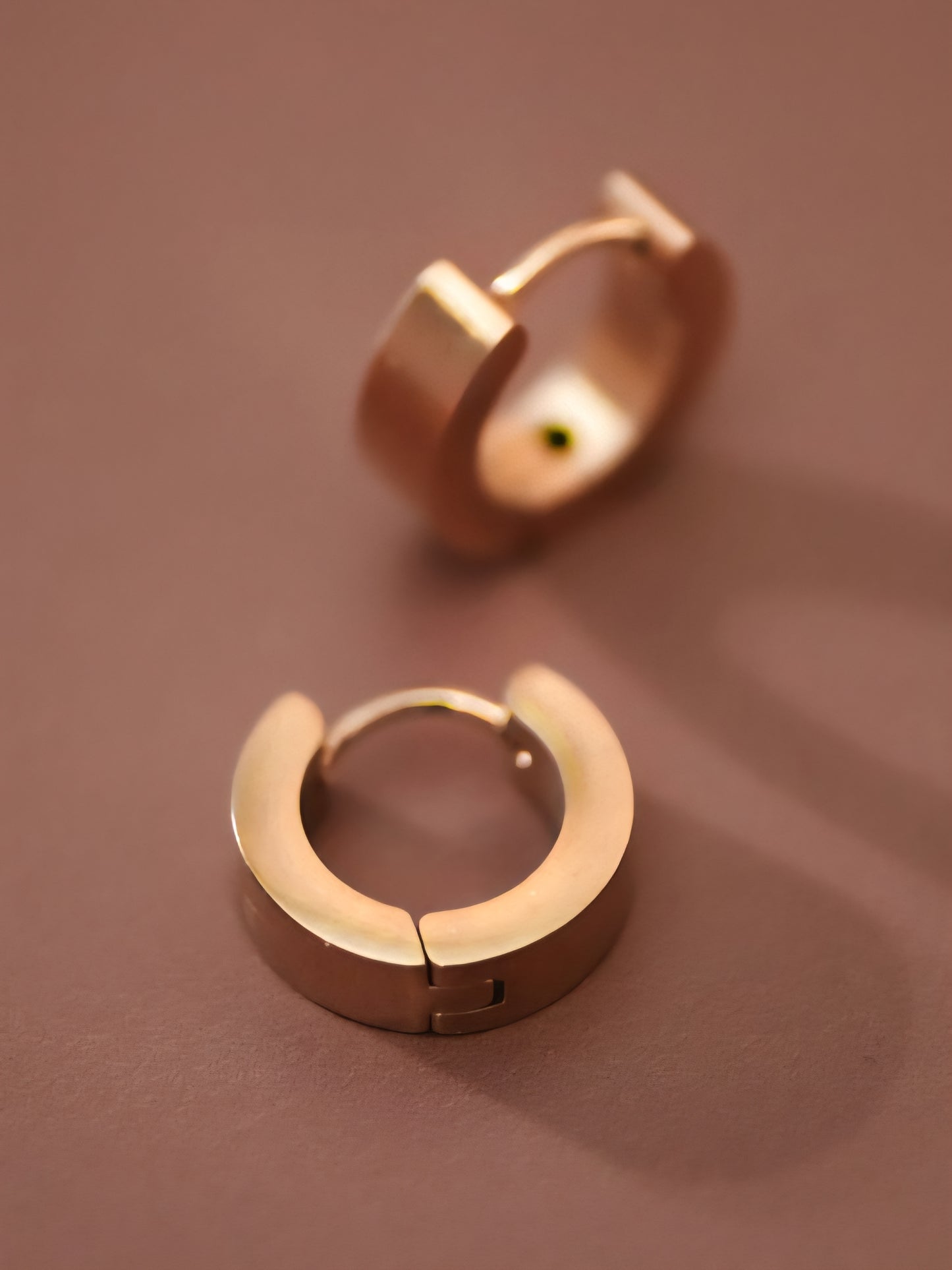 Gold Plated Huggie Earrings