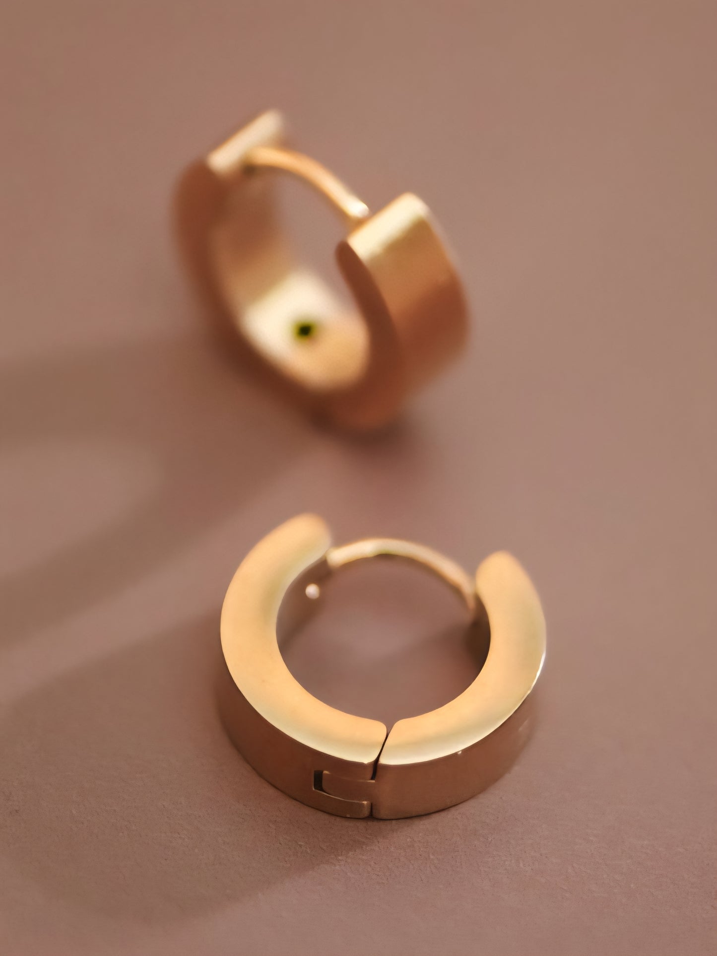 Gold Plated Huggie Earrings