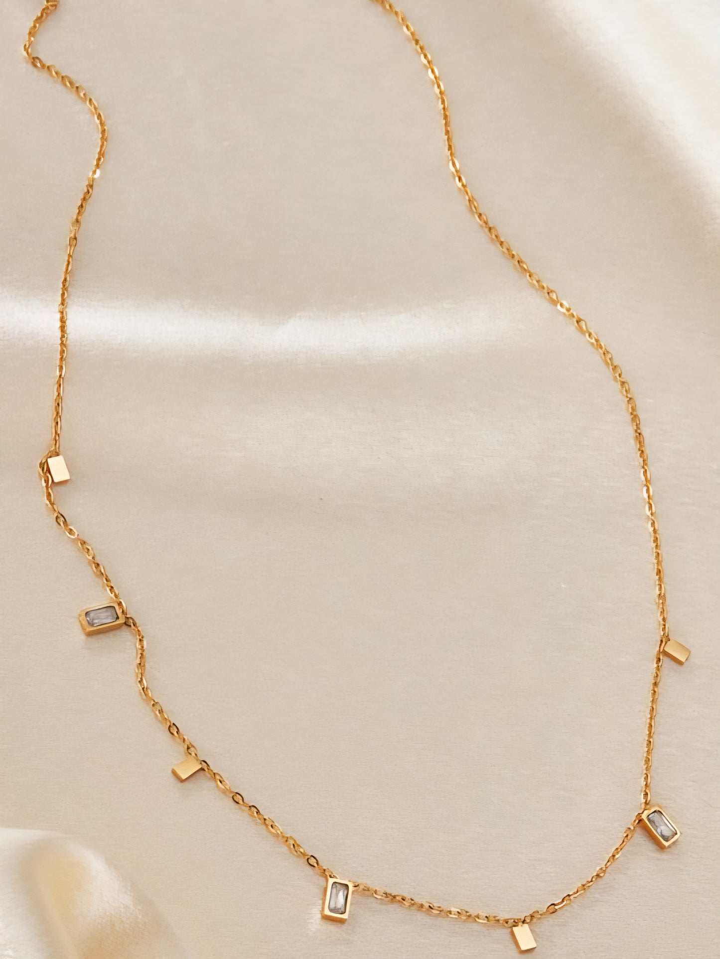18K Dipped Delicate Chain Necklace