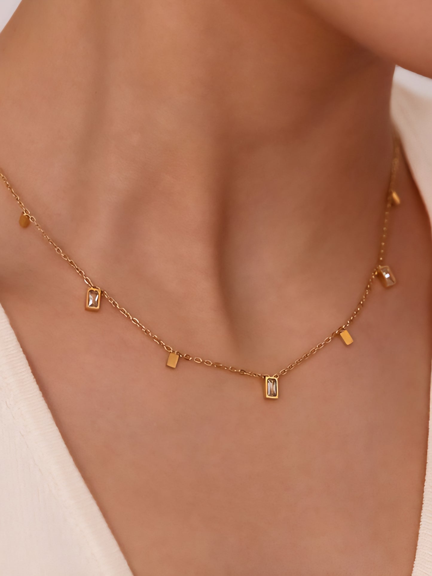 18K Dipped Delicate Chain Necklace
