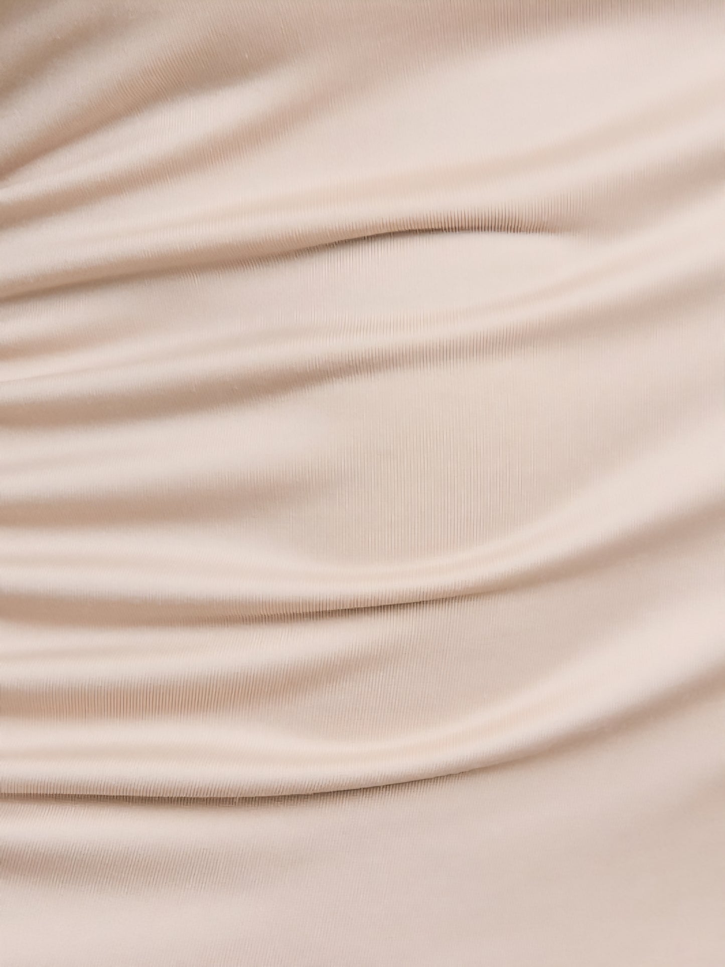 Shirring Detail Sleeveless Bodysuit