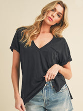 Load image into Gallery viewer, V-Neck Pocket Tee
