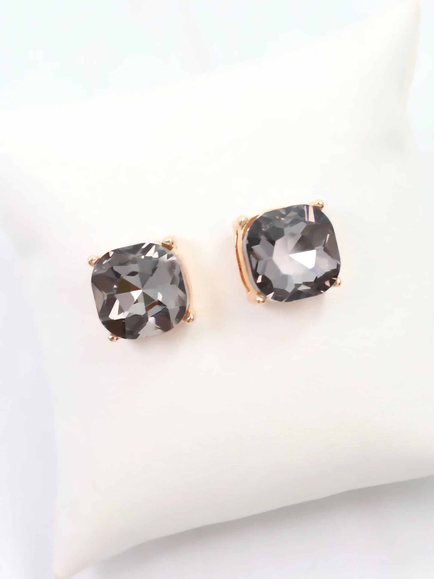 Black Smoke Stud Earring