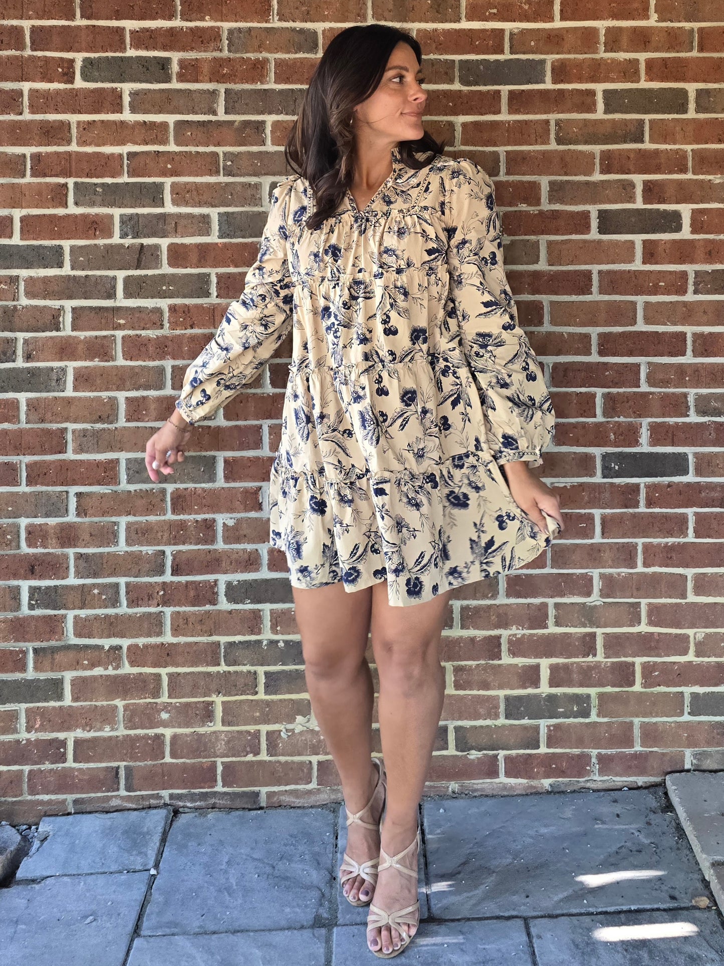 Floral Bloom Tiered Dress