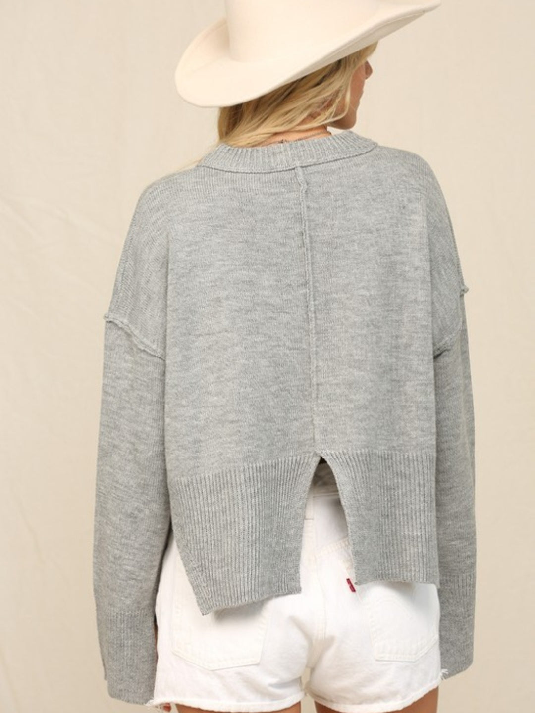 Split Hem Sweater