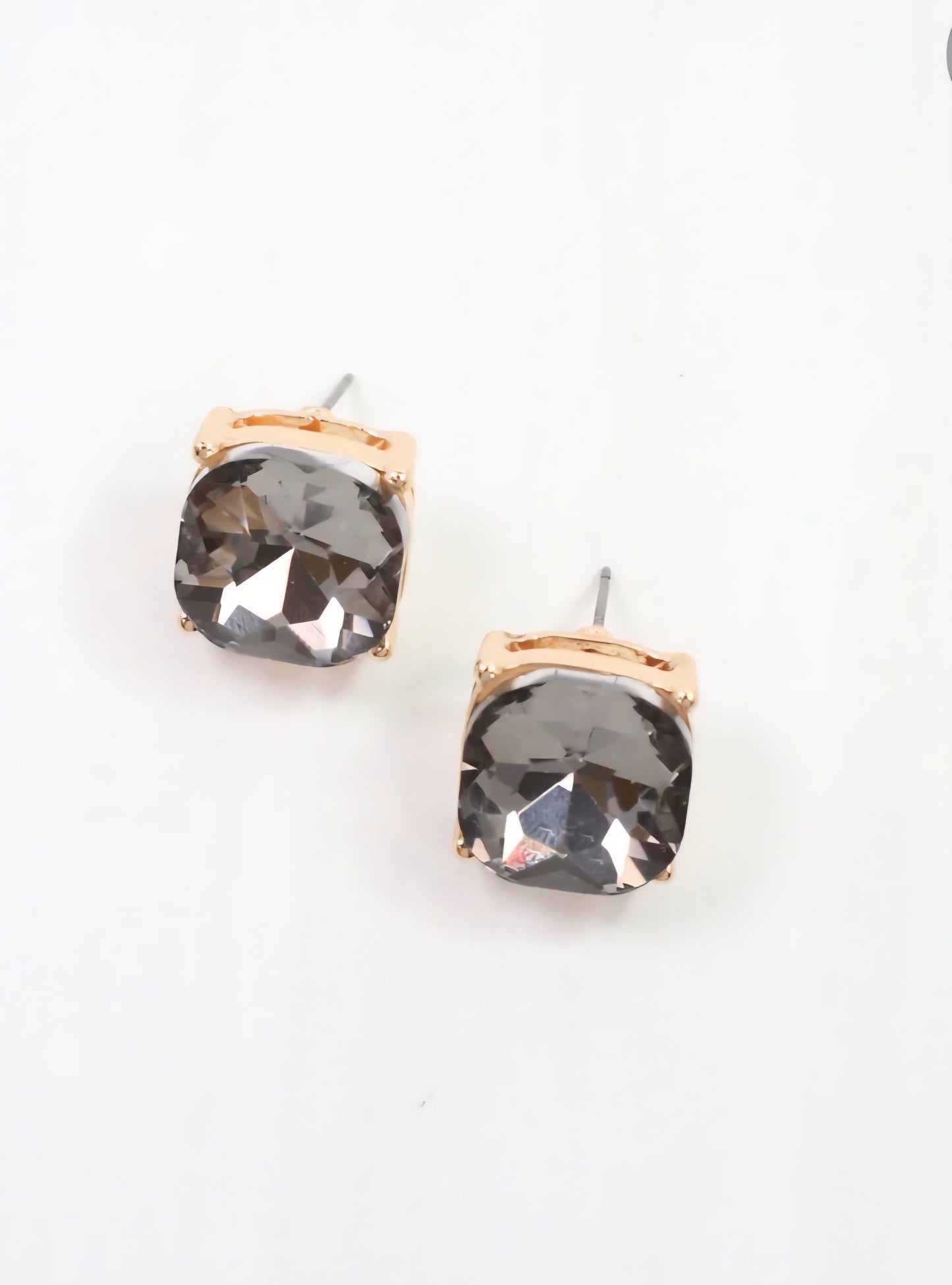 Black Smoke Stud Earring