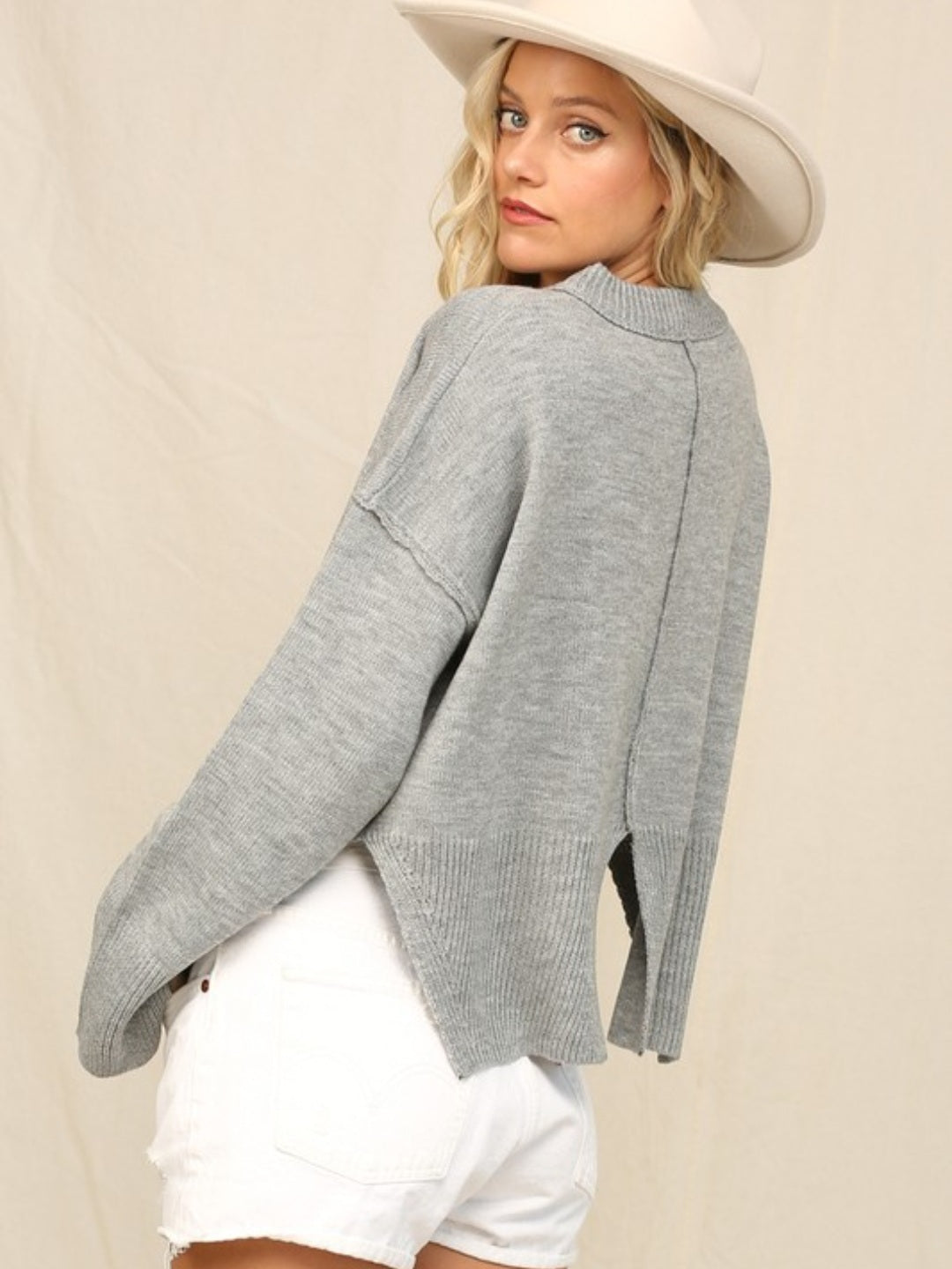 Split Hem Sweater