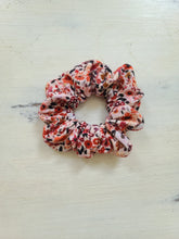 Load image into Gallery viewer, Red Floral Scrunchie
