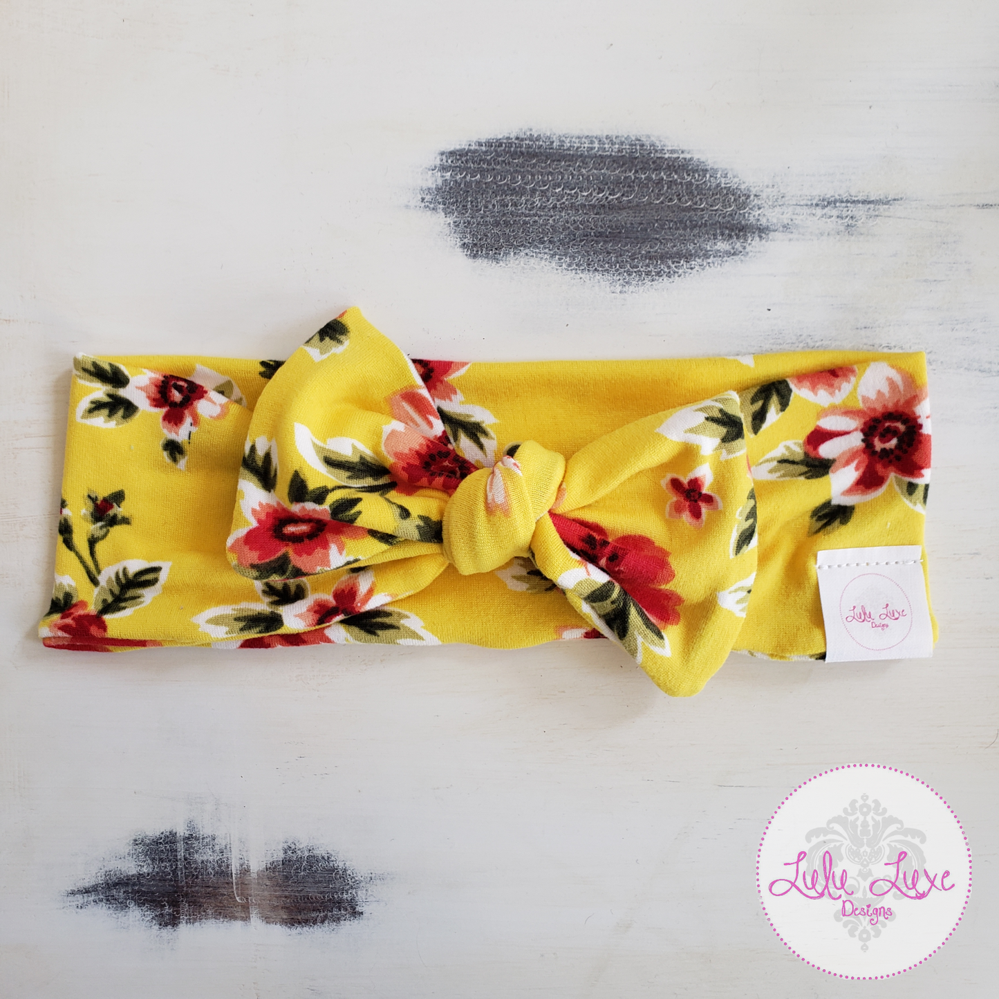 Sunshine Floral Top Knot