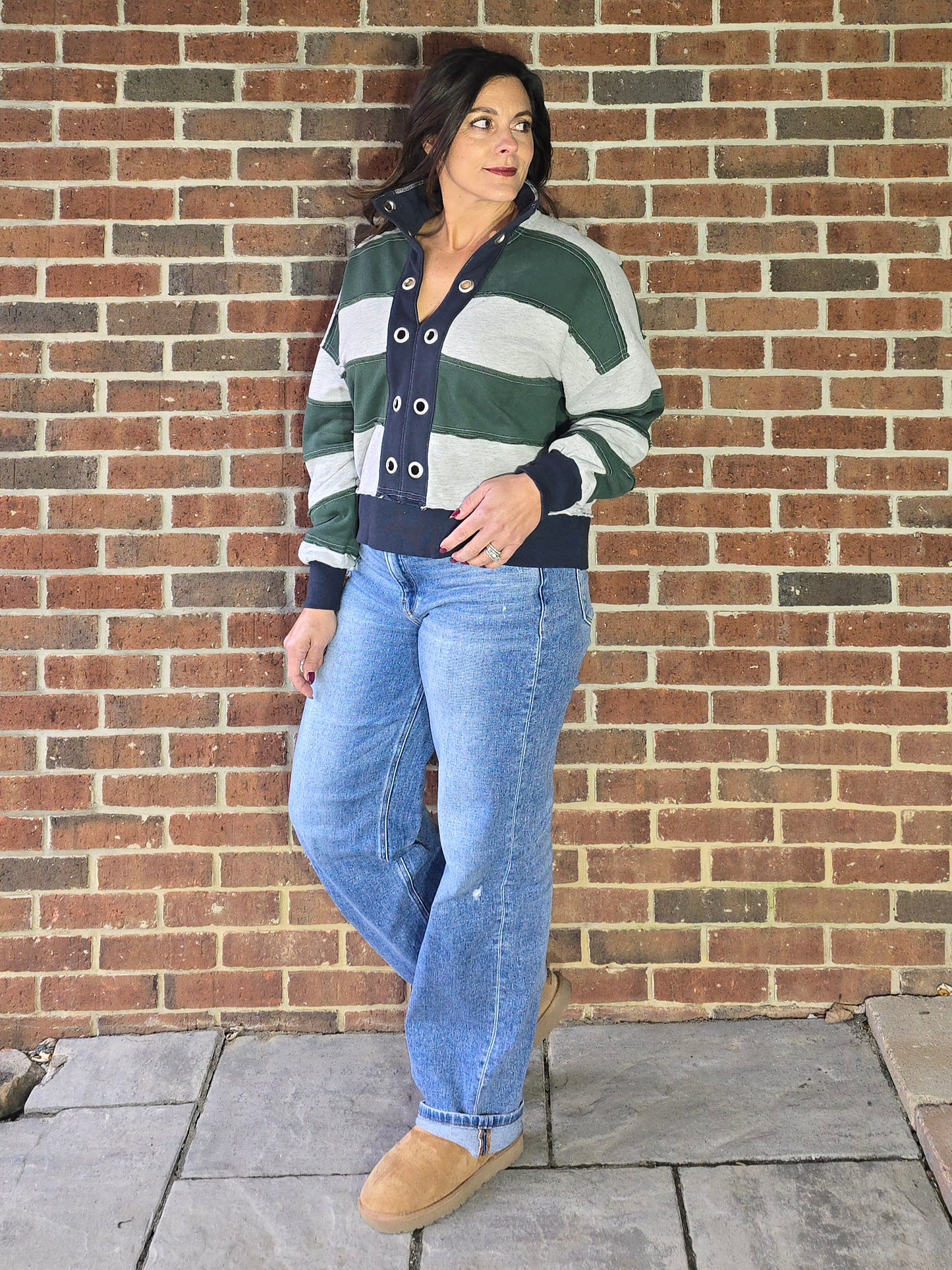 Brushed French Terry Pullover