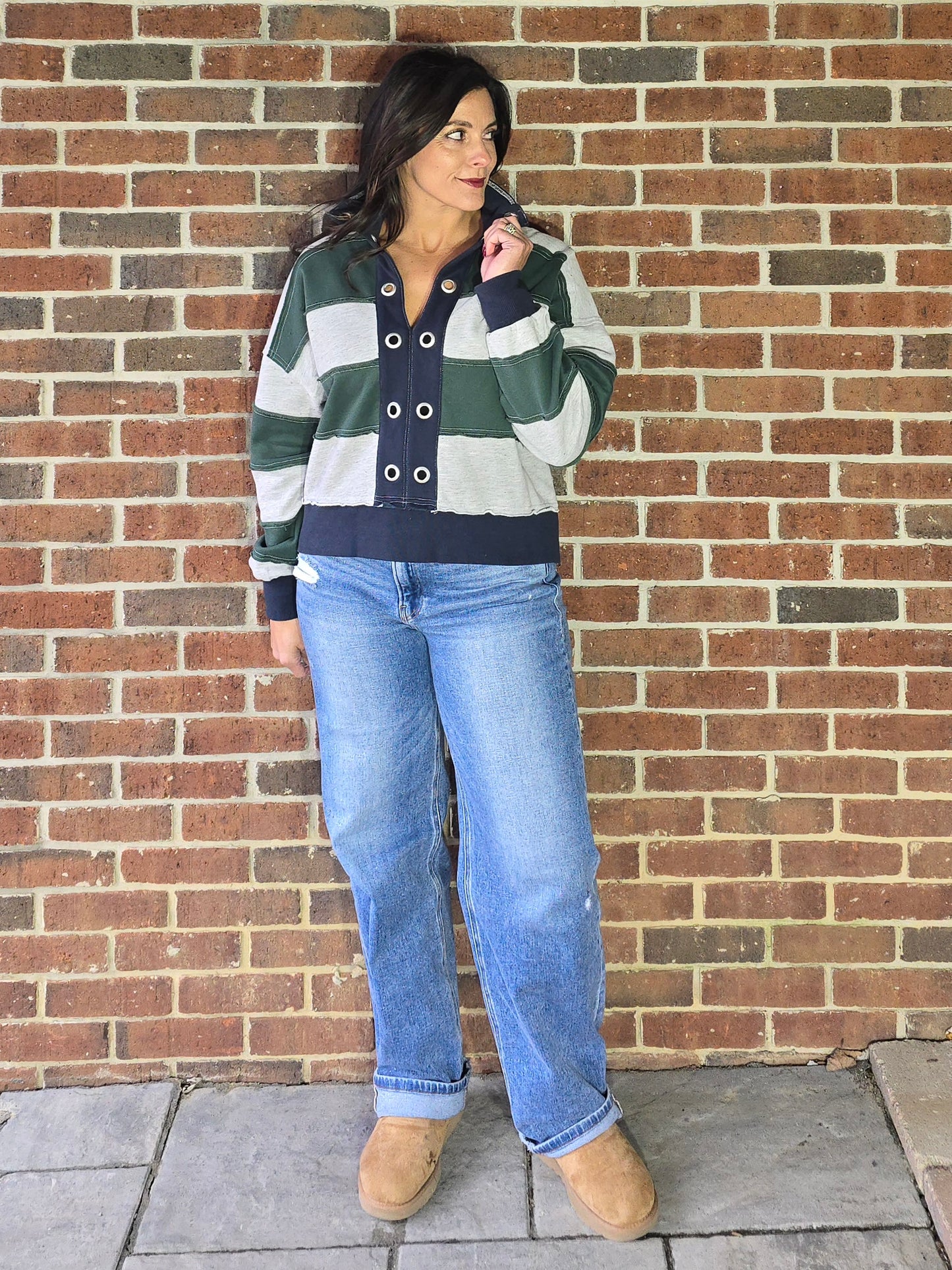 Brushed French Terry Pullover