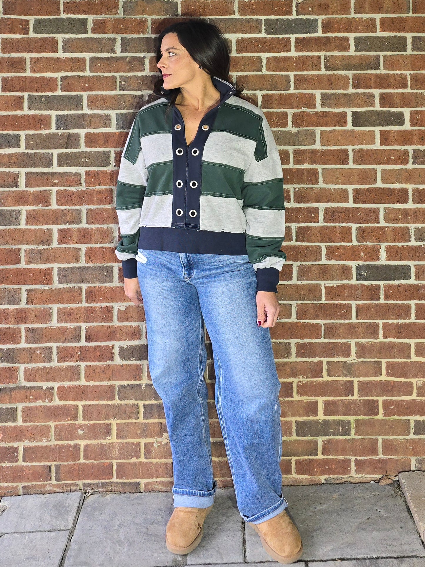 Brushed French Terry Pullover