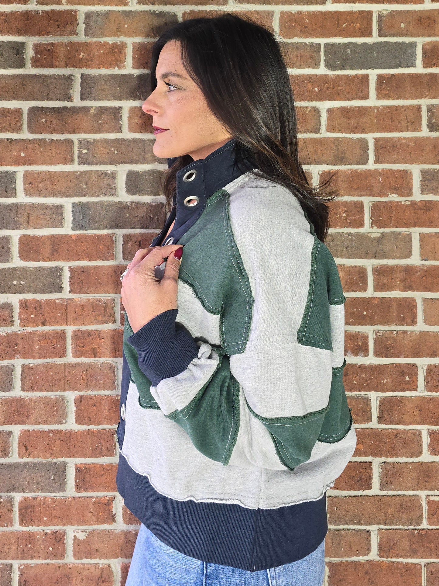 Brushed French Terry Pullover