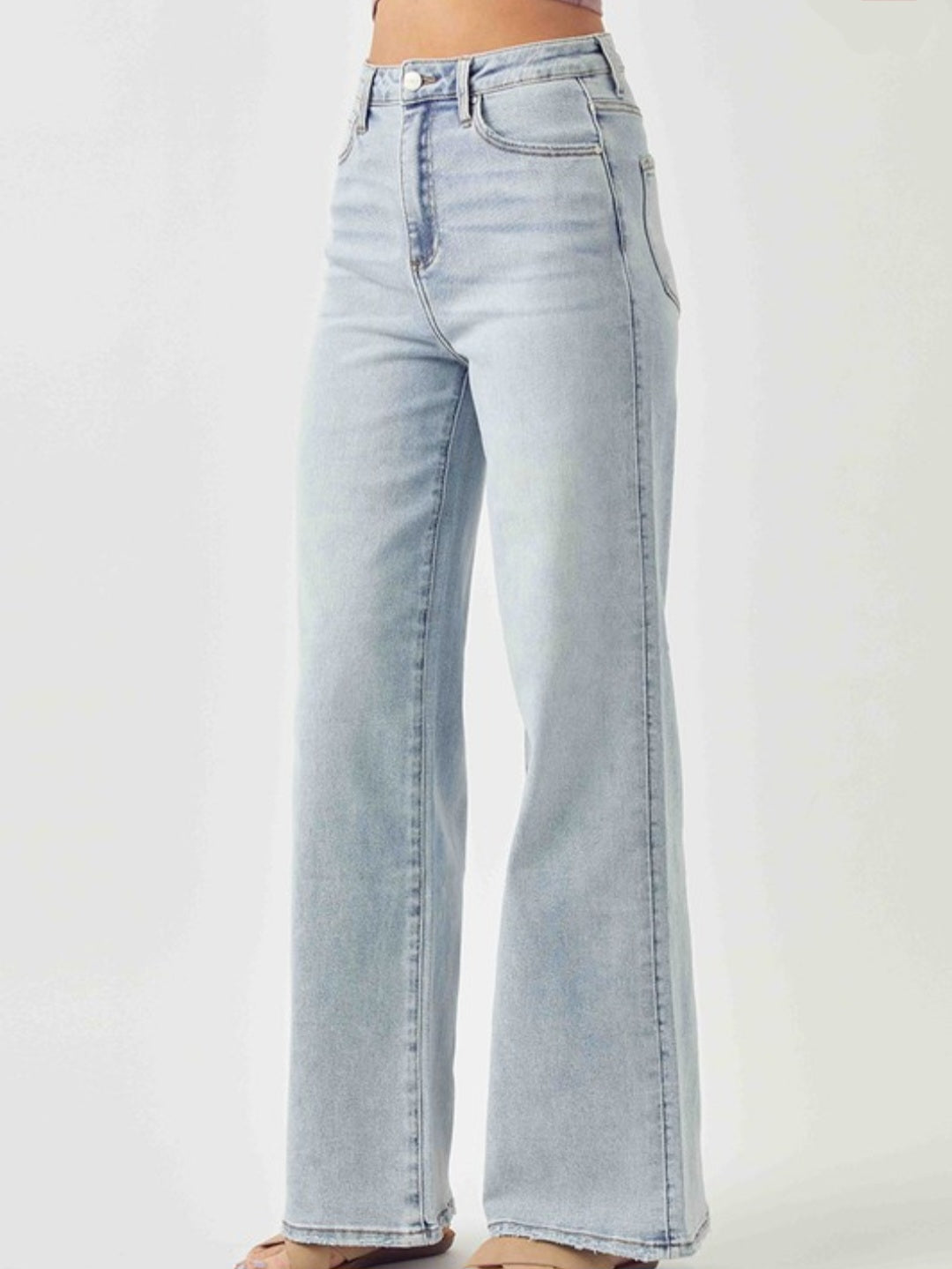 High Rise Wide Leg Jeans