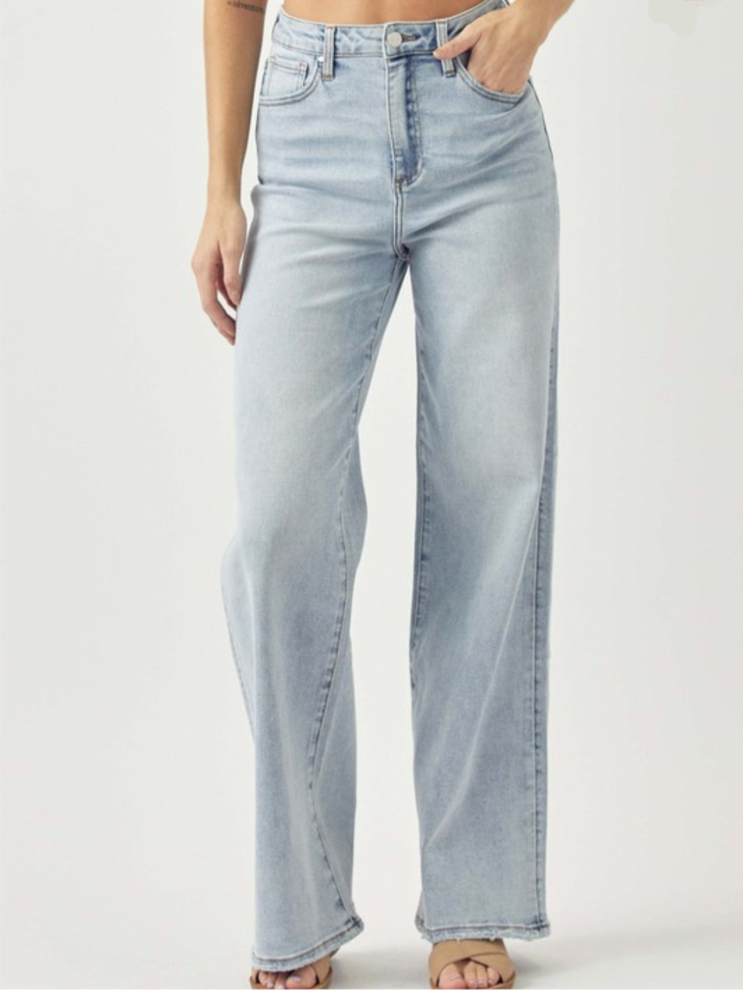 High Rise Wide Leg Jeans