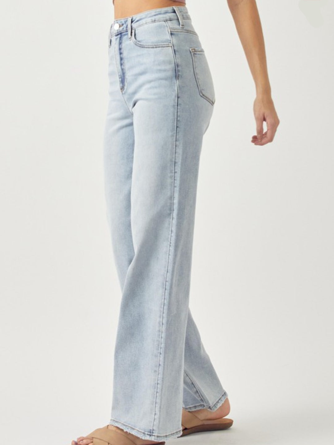 High Rise Wide Leg Jeans