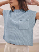 Load image into Gallery viewer, Cap Sleeve Knit Sweater

