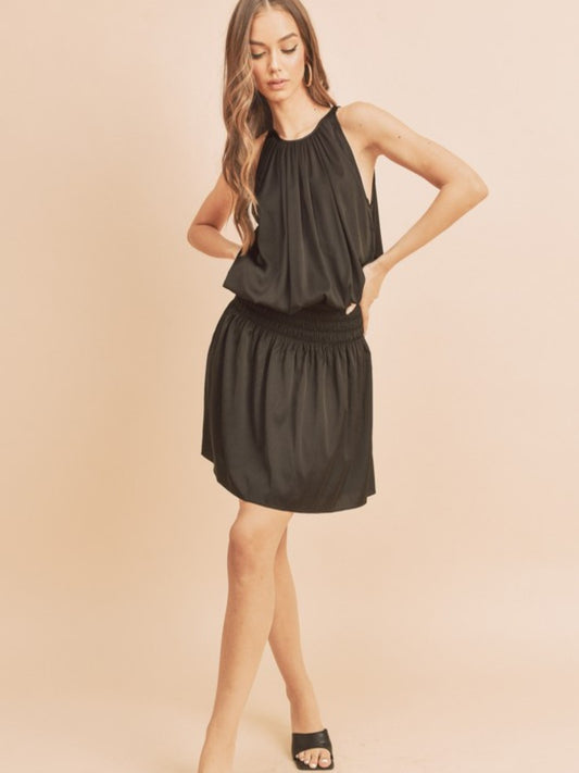 LBD Smocked Dress