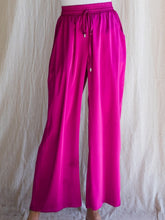 Load image into Gallery viewer, Magenta Wide Leg Pants
