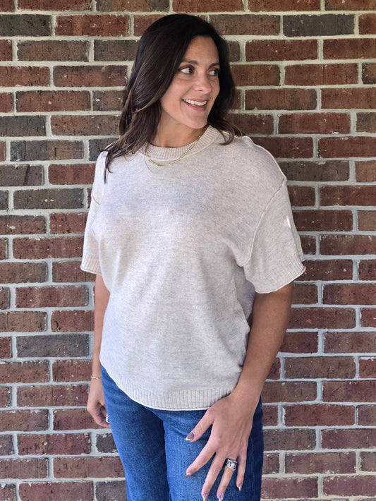 Cozy Raw Edge Sweater