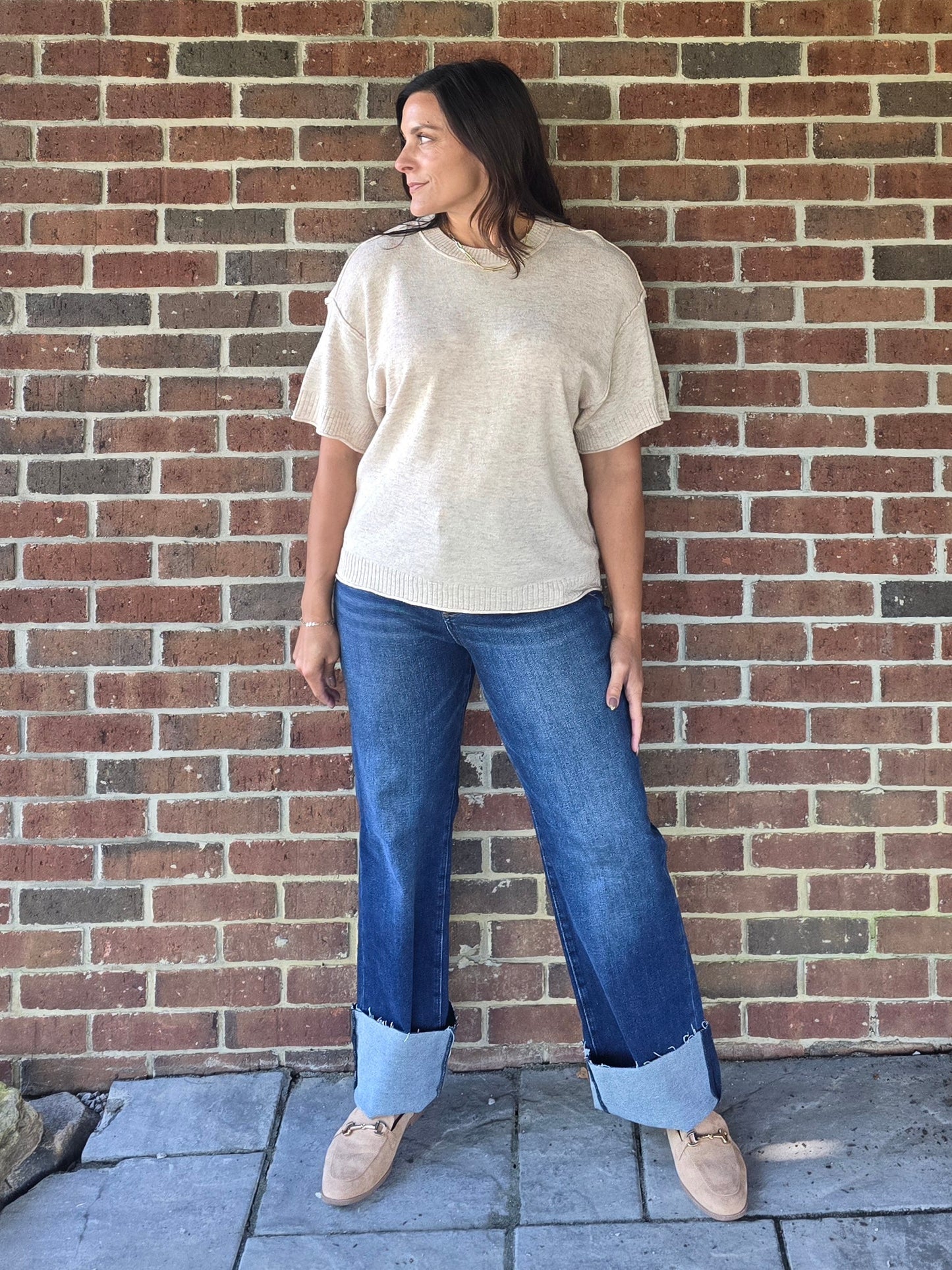 Cozy Raw Edge Sweater