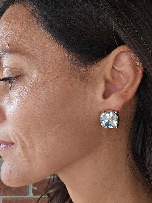 Clear Stud Earring