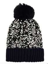 Load image into Gallery viewer, Sequin Beanie Hat
