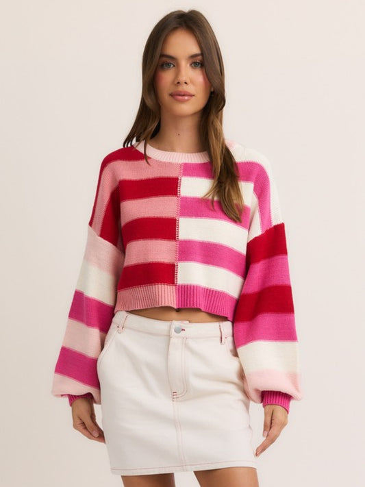 Mix It Up Striped Sweater