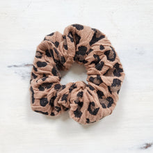 Load image into Gallery viewer, Camel Leopard Scrunchie
