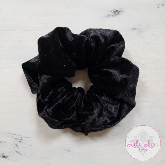 Black Velvet Scrunchie