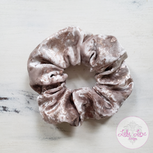 Load image into Gallery viewer, Rose Gold Velvet Scrunchie
