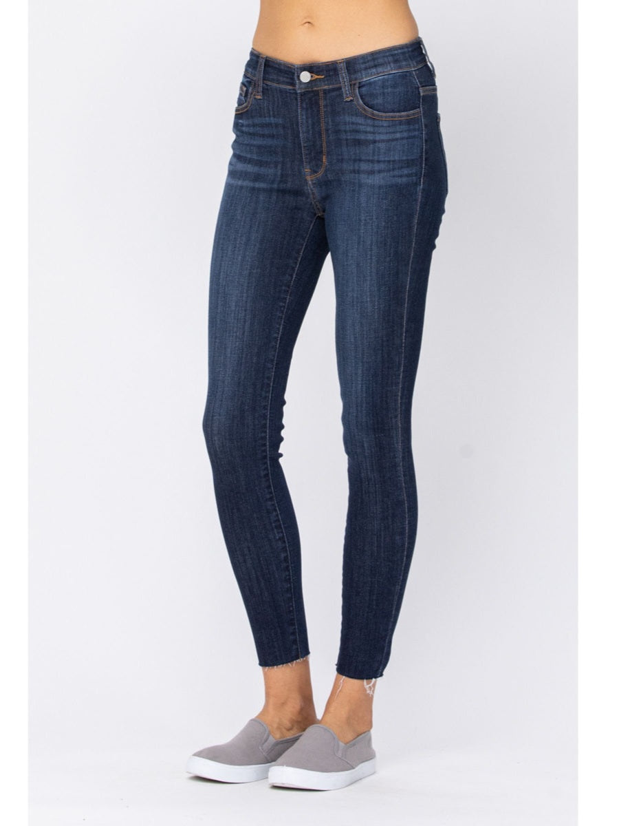 Mid-Rise Non-Distressed Skinnies